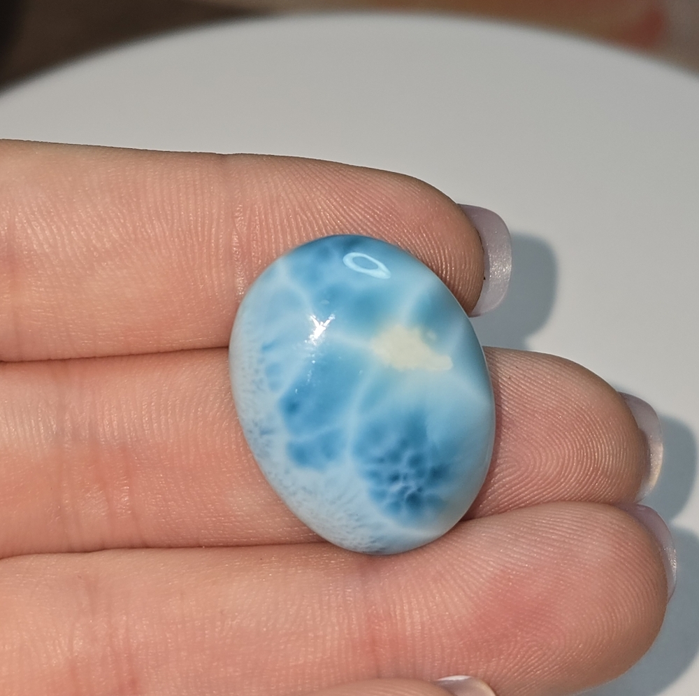 Larimar Cabochon Natural Crystal